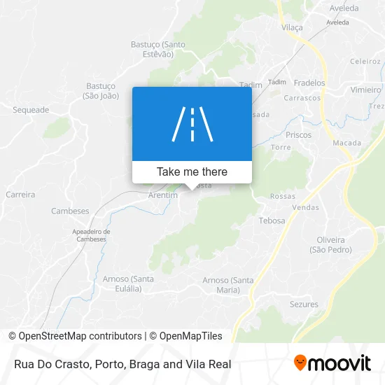 Rua Do Crasto map