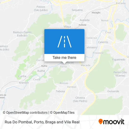 Rua Do Pombal map