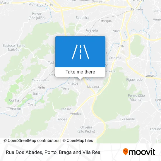 Rua Dos Abades map