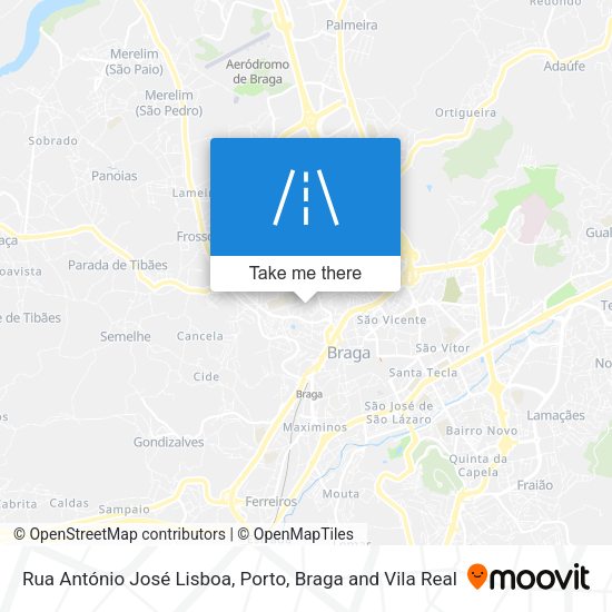 Rua António José Lisboa map