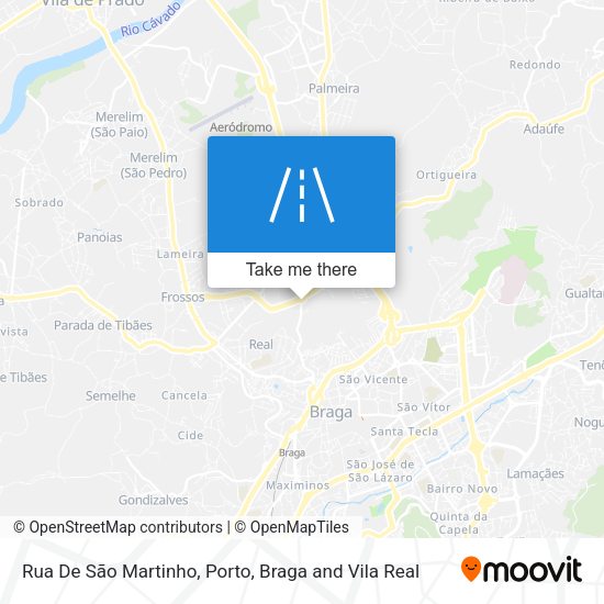 Rua De São Martinho map