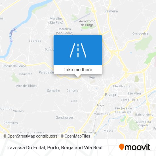 Travessa Do Feital mapa