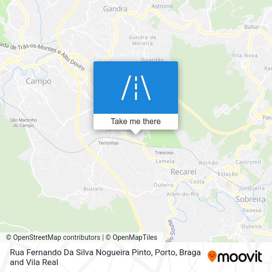 Rua Fernando Da Silva Nogueira Pinto mapa