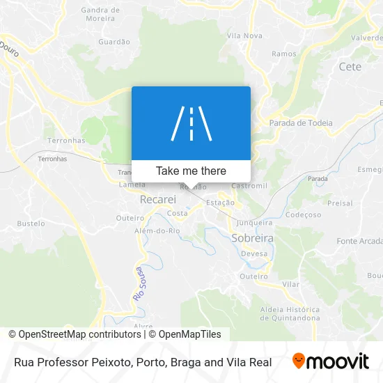 Rua Professor Peixoto map