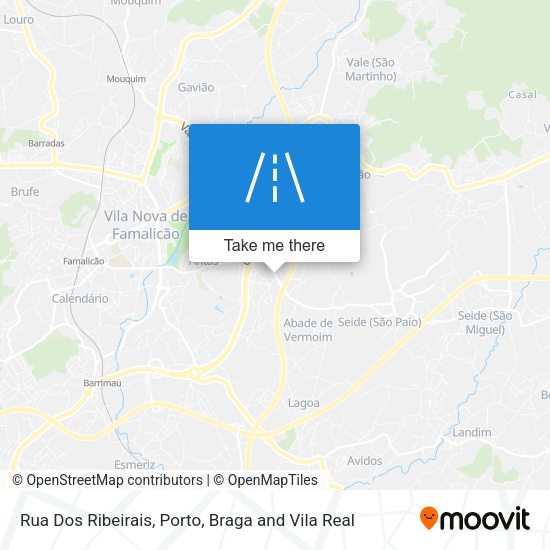 Rua Dos Ribeirais mapa