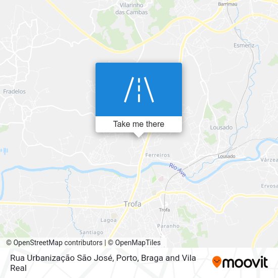 Rua Urbanização São José map