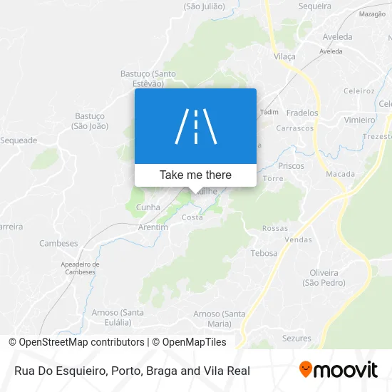 Rua Do Esquieiro map