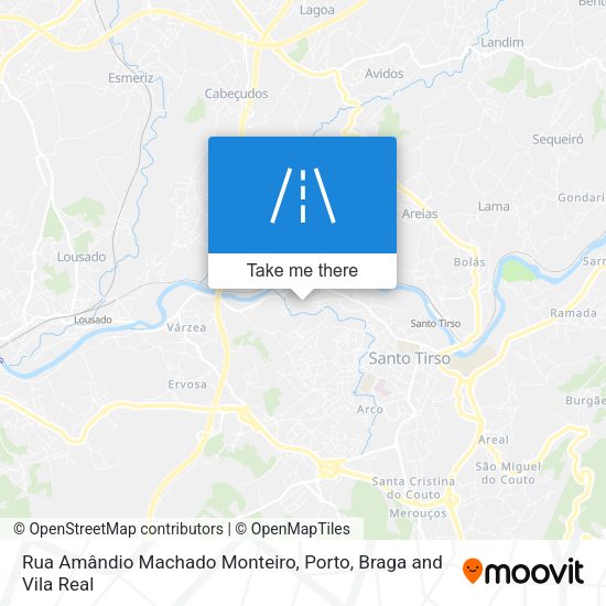 Rua Amândio Machado Monteiro map