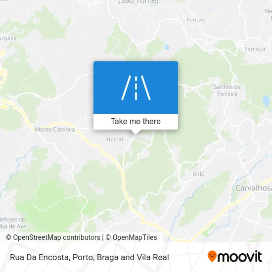 Rua Da Encosta map