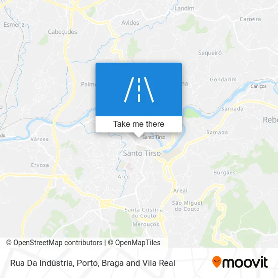 Rua Da Indústria map