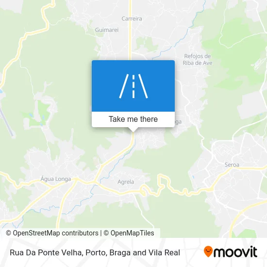 Rua Da Ponte Velha map