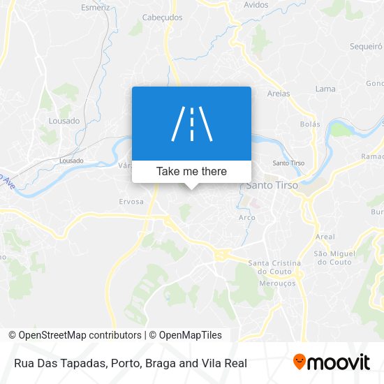 Rua Das Tapadas map