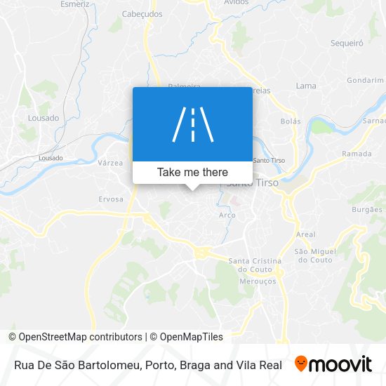 Rua De São Bartolomeu map