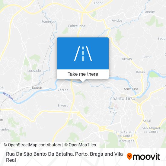Rua De São Bento Da Batalha mapa