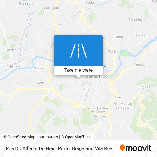 Rua Do Alferes De Gião map