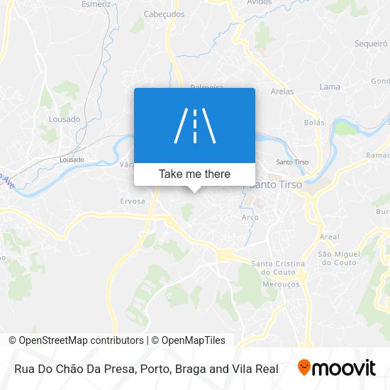 Rua Do Chão Da Presa map