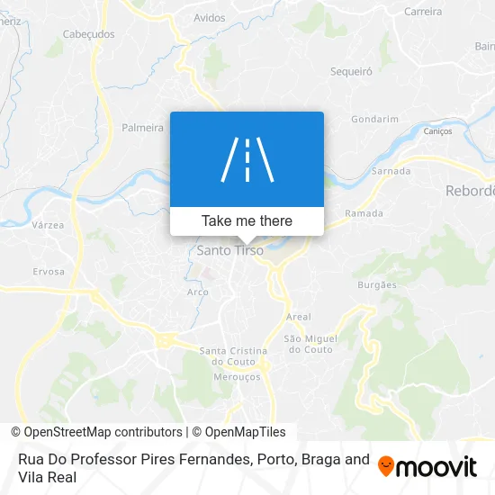 Rua Do Professor Pires Fernandes map