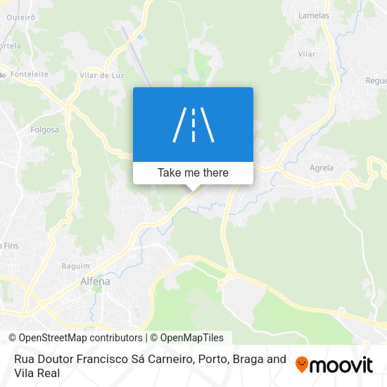 Rua Doutor Francisco Sá Carneiro map