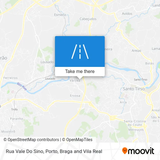 Rua Vale Do Sino map