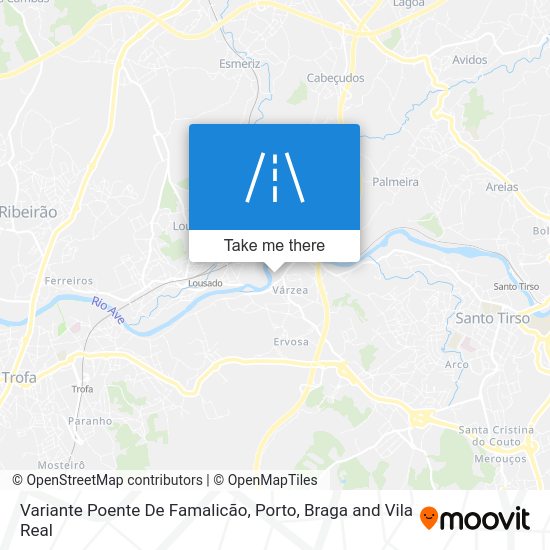 Variante Poente De Famalicão mapa