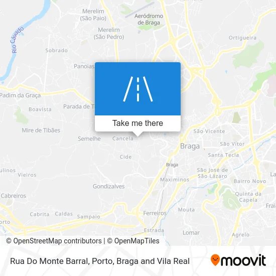 Rua Do Monte Barral map