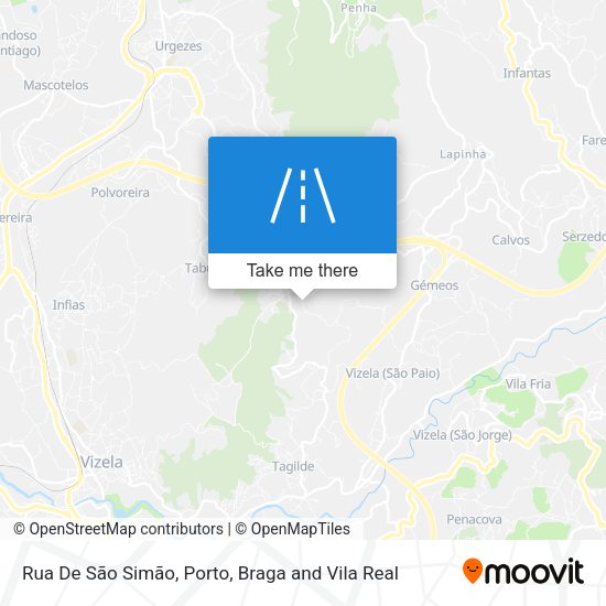 Rua De São Simão map