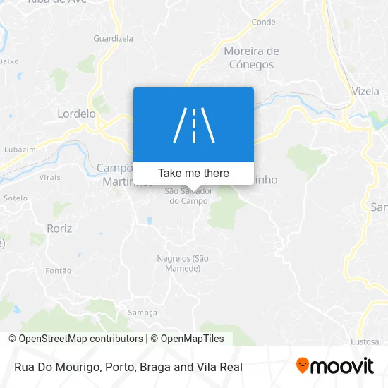 Rua Do Mourigo map
