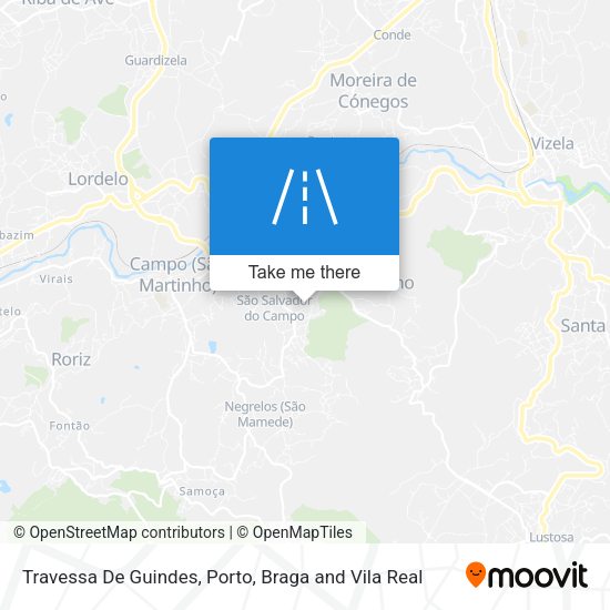 Travessa De Guindes mapa
