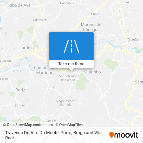 Travessa Do Alto Do Monte mapa