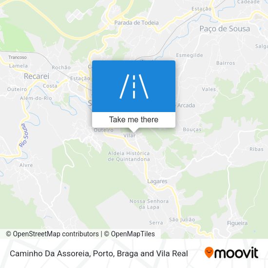 Caminho Da Assoreia mapa