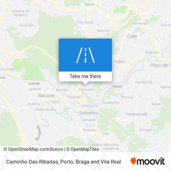 Caminho Das Ribadas map