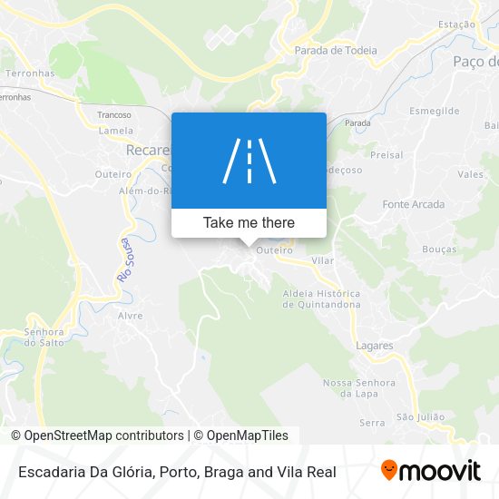 Escadaria Da Glória mapa