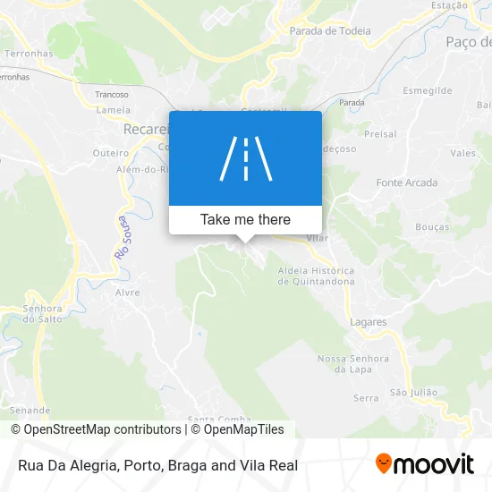 Rua Da Alegria map