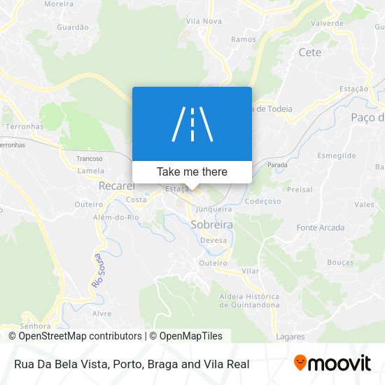 Rua Da Bela Vista mapa