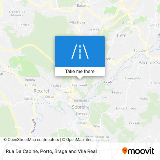 Rua Da Cabine map