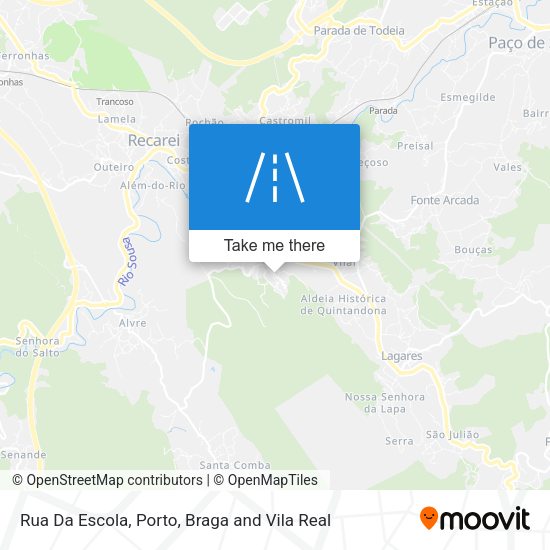 Rua Da Escola mapa
