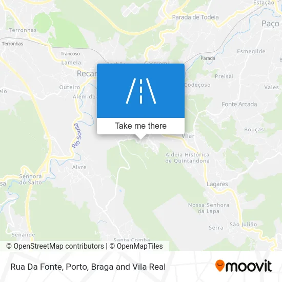 Rua Da Fonte map