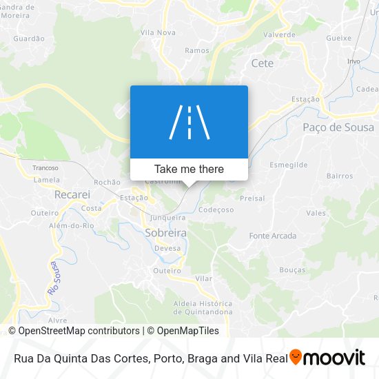 Rua Da Quinta Das Cortes map