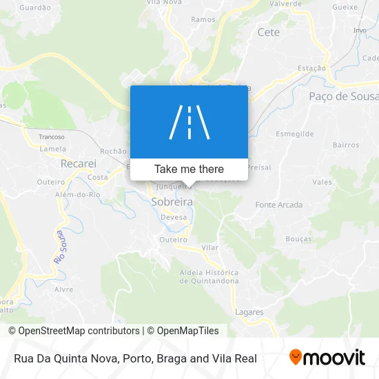 Rua Da Quinta Nova map