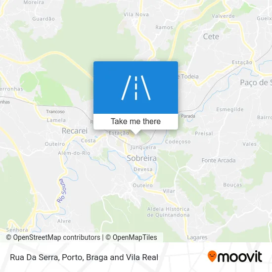 Rua Da Serra map