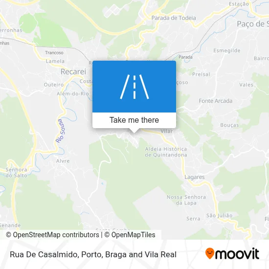 Rua De Casalmido map