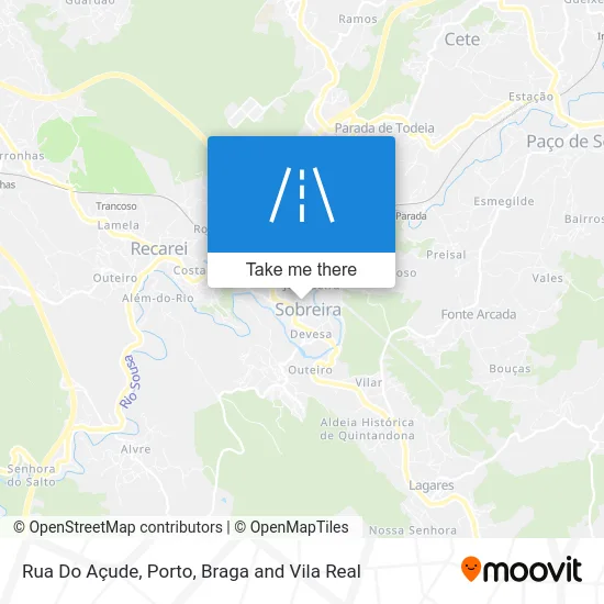 Rua Do Açude map