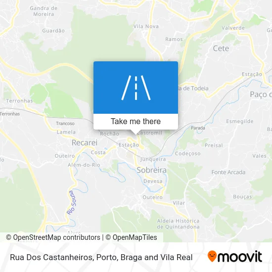 Rua Dos Castanheiros map