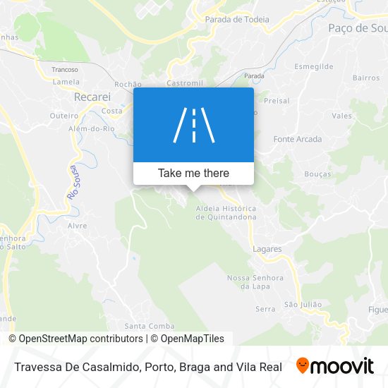 Travessa De Casalmido mapa