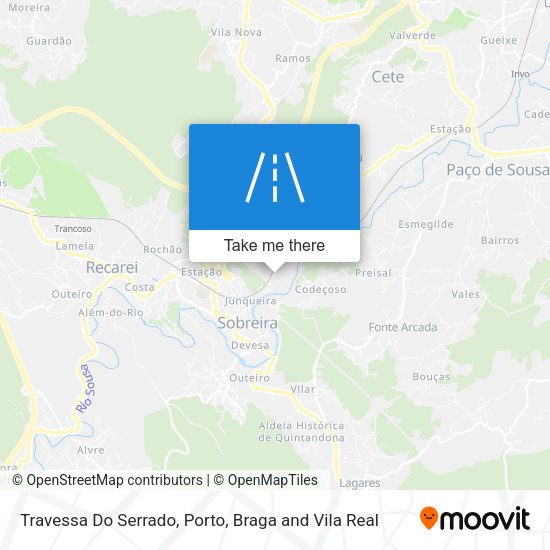 Travessa Do Serrado mapa