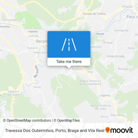 Travessa Dos Outeirinhos map