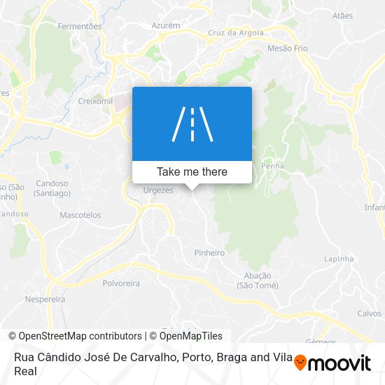 Rua Cândido José De Carvalho mapa