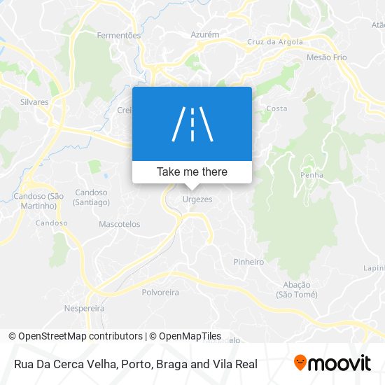 Rua Da Cerca Velha map