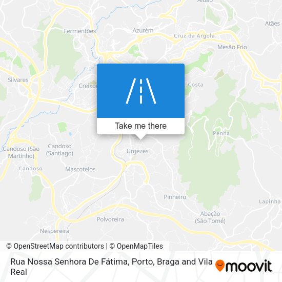 Rua Nossa Senhora De Fátima map