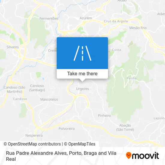 Rua Padre Alexandre Alves map